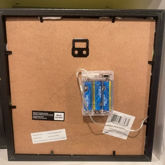 Chanel Decorative Light up Wall or Shelf Art - Picture 3 of 3